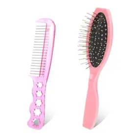 549116 MOZEAT LENS Wig Brush Set Steel Bristle Comb Cushion #2