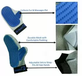 646437652704 MR. PEANUTS Glove Brush Deshedding Aid Pet Hair #2