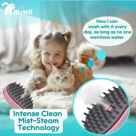 659675309224 MRHN Pink Cat Steam Brush Cleaning Steamy Pet #3