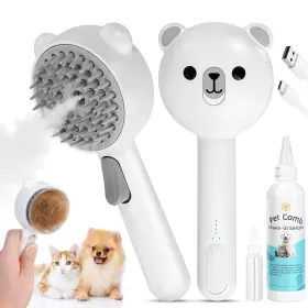 445033863841 MRSDAYU Cat Steam Brush Pet Dogs Cleaning