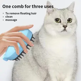 762716109629 MUMUMUR Steamy Cat Brush Hair Removing Massage #3