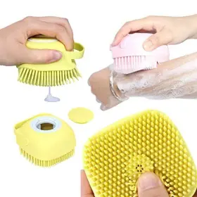 768490755571 MVNISE Bath Brush Silicone Massage Dog Cats Pet #2