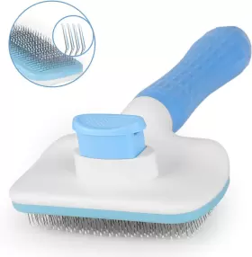 DK-V6002-BLUE N/C Atlamia Cleaning Slicker Brush Dog Cat