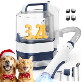 GDV003 NATROGIX Dog Vacuum Dust Cup Pet Cats Kit
