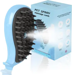 726084063945 NEPFAIVY Steam Brush Shedding Pet Dogs Cats
