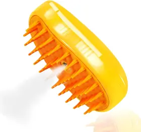 744110654844 NEPFAIVY Rechargeable Pet Steam Brush Dogs Cats