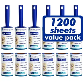 NMQ-6 NEW ENGLAND STORIES Sheets Lint Roller Handles Refill