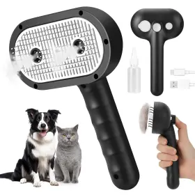 313106485405 NGFHF Cat Steam Brush Shedding Hair Pets