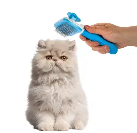 628068627108 NICE PAWS Cleaning Slicker Brush Pink Pet Bru #3