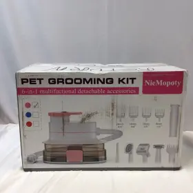 JM002-US-PI NIEMOPOTY Pet Vacuum Suction Hair Tools Pink Kit