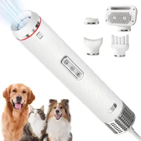 PD-001 DOG Dryer Blow Slicker Brush Pet High Velocity Kit