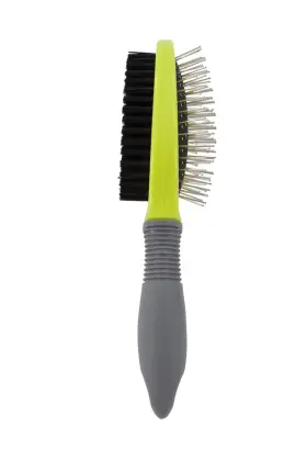 102NODSB-GRL PET Brush Dogs Cats Dual Action Fur Coat Care