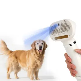 445038174195 NOLLAPO Dog Cat Steam Brush Dryer Pet Spray