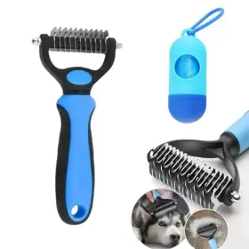 FG0001S NOVIQUE Dematting Deshedding Comb Dogs Cats Versatile