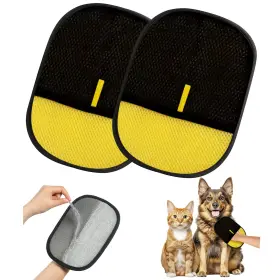 199284251137 NOWOOF Pet Hair Removal Gloves Cats Dogs Newly