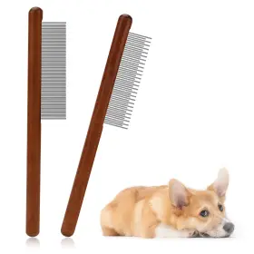 101232 NQEUEPN Comb Pets Solid Wood Cat Rounded Tip