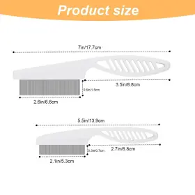 94568 NQEUEPN Pet Hair Comb Multifunctional Steel Abs #2