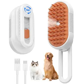 635407439643 OHYAPI Cat Steam Brush Shedding Rechargeable
