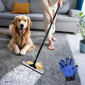 OKCAR9340 OKK BI Carpet Rake Hair Removal Scraper Dog Cat
