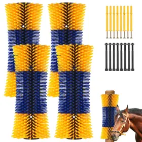 D3-4TSQ-PYO9 OMISTAR Pack Livestock Brush Screws Horse Post
