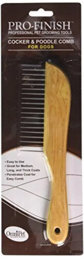 024764260692 OMNIPET Wooden Handle Comb Haired Cats Dogs Pet #3