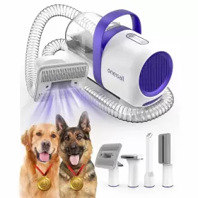 B0C5DN6ZD4 ONEISALL Dog Vacuum Brush Shedding Pet Tool