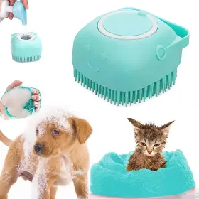 705353648977 ONESTOP-STORES Silicone Dog Cat Shower Brush Pet #2