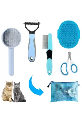 756499820178 ONEZYE Brush Shedding Matted Fur Cleaning Flea
