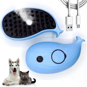 768365277603 OPLOPE Cat Steam Brush Spritz Defur Comb Pet