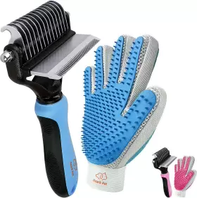 KM-809B OZARK PET Dog Brush Cat Deshedding Dematting Tools
