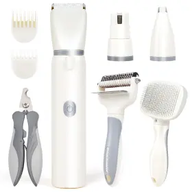 114001923 PAKEWAY Dog Clippers Cleaning Slicker Brush Noise