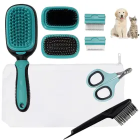 196852799695 PARTICULAR PETZ Dog Cleaning Slicker Brush Hair