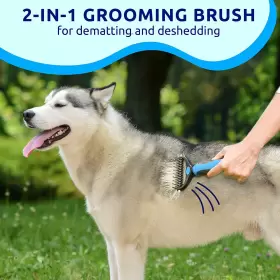 313096721750 PAT YOUR PET Deshedding Brush Double Undercoat #3