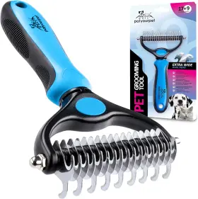 726084126732 PAT YOUR PET Deshedding Brush Double Undercoat