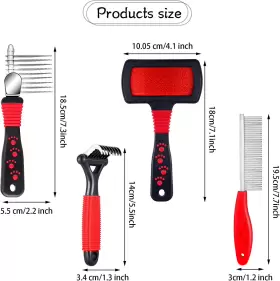 705353128783 PATELAI Pet Comb Dog Dematting Poodle Brushes #2