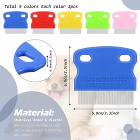COMB-962 PATELAI Tear Stain Remover Dog Flea Pet Stee #2