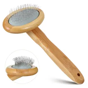 FA-PATELAI-156900 PATELAI Wool Brush Steel Pins Slicker Rug