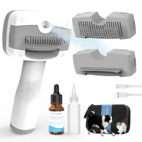 313030237200 PAWIMOOD Pet Steam Brush Cats Cleaning Dog Swap