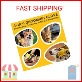 313106782795 PAWRADISE Pet Bathing Gloves Effective Hair Cats #2