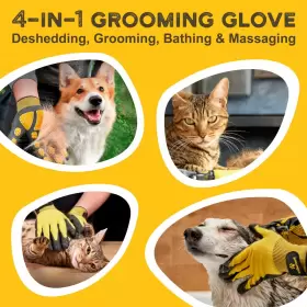860007497810 PAWRADISE Pet Bathing Gloves Effective Hair Cats #2