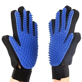 745746959587 PAZONE Pet Cleaning Brush Glove Massage Hair Ele