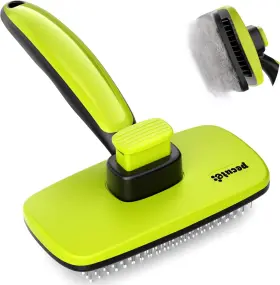 445008436438 PECUTE Cleaning Slicker Brush Cats Dog She