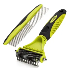 744759635082 PECUTE Pet Dematting Tool Pack Double Undercoat
