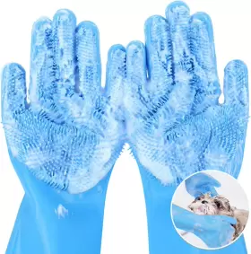 PGT-GG01 PECUTE Pet Gloves Heat Cat Bathing High Density