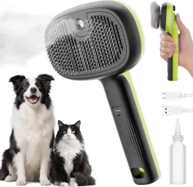 PSB-01 PECUTE Steam Cat Brush Cleaning Water