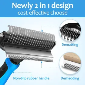959738477353 PEITA PET Design Undercoat Rake Dog Deshedding #2