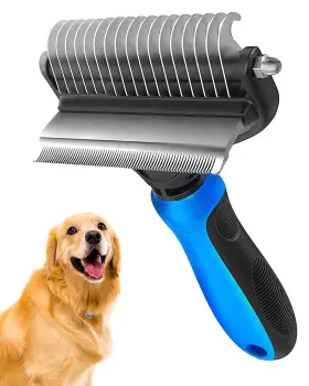 959738477353 PEITA PET Design Undercoat Rake Dog Deshedding