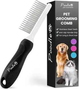 313098440437 PET Peine Para Perros Gatos Dientes Acero Nudos