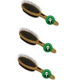 641796674220 PET ADVENTURES WORLDWIDE Groom Brush Bristles Md