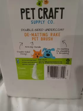 847388087519 PET CRAFT SUPPLY Dog Rake Undercoat Brush #3